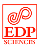 EDP Sciences