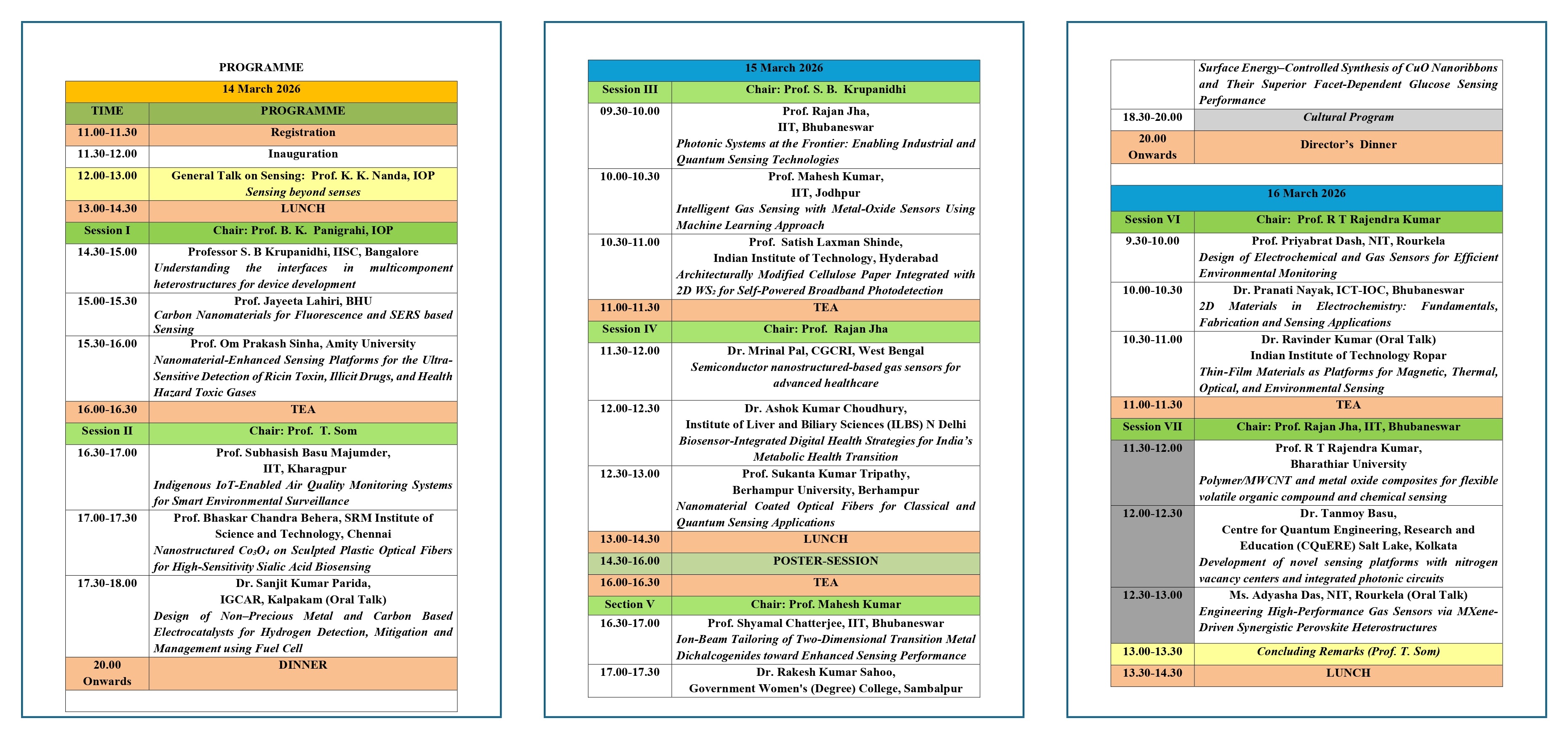 Programme